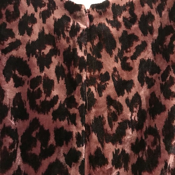 NWT J.Crew Faux-wrap Velvet Rose Leopard Dress - Picture 8 of 8